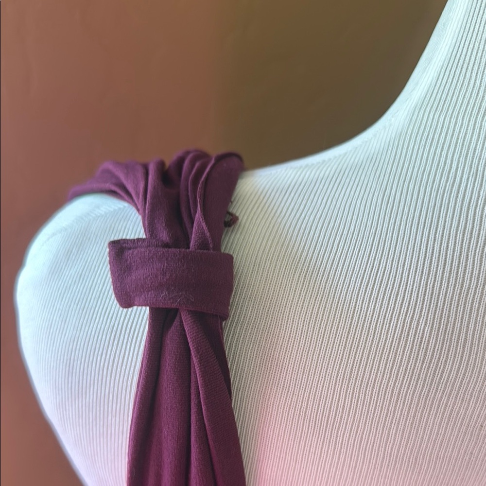 White House Black Market Deep Purple Midi Dress - Picture 4 of 6